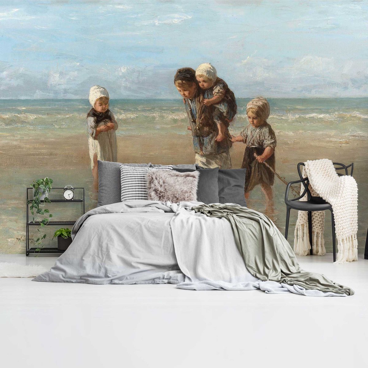 Fotobehang Israëls Kinderen der Zee - 260 x 384 - Vlies - REINDERS