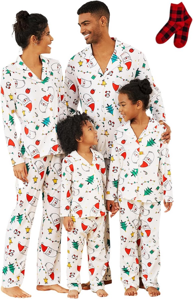Matching Kerst Pyjama Sets voor het Hele Gezin
