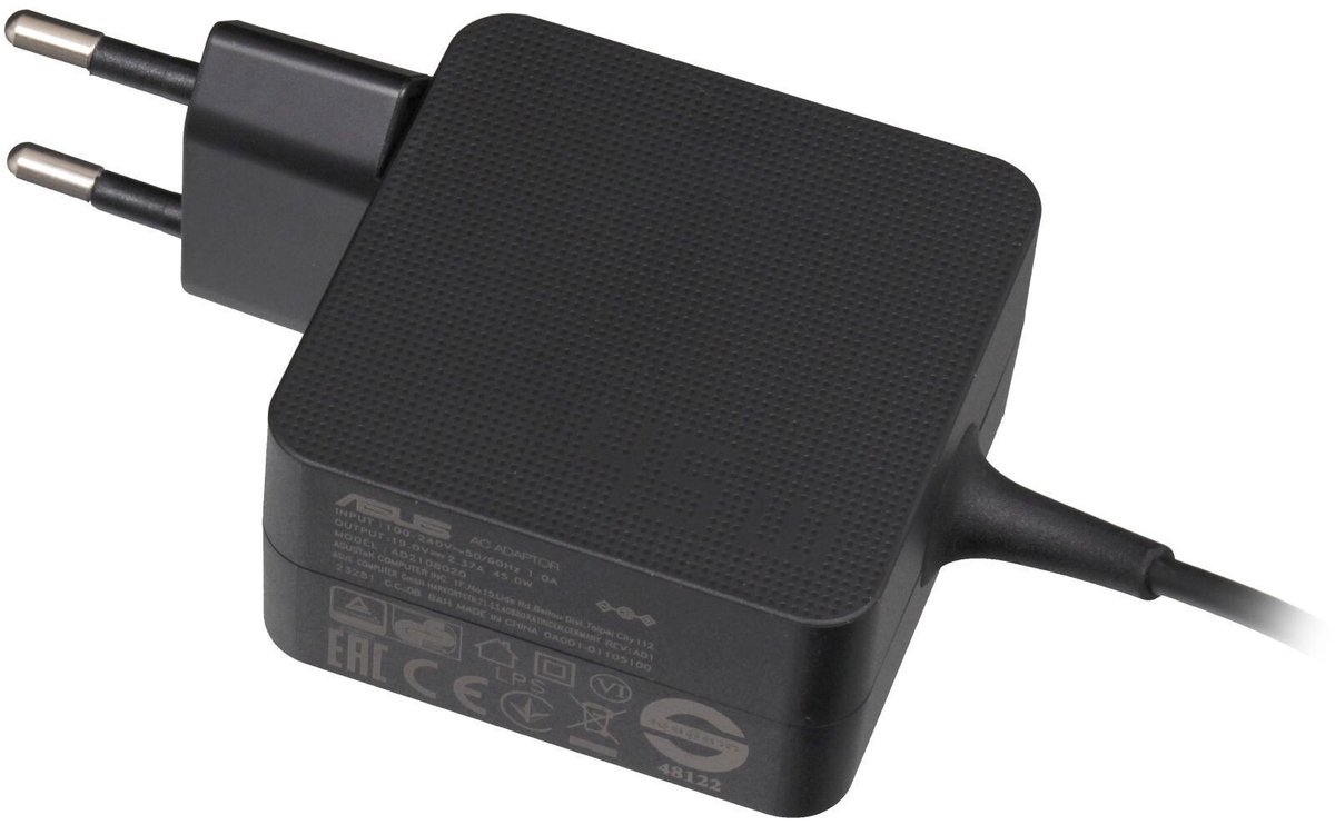Asus 0A001-01105800 oplader 45W - EU wallplug - klein