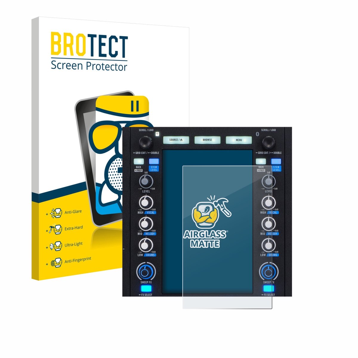BROTECT - Screenprotector voor Rane System One - Folie Beschermfolie Beschermglas matte