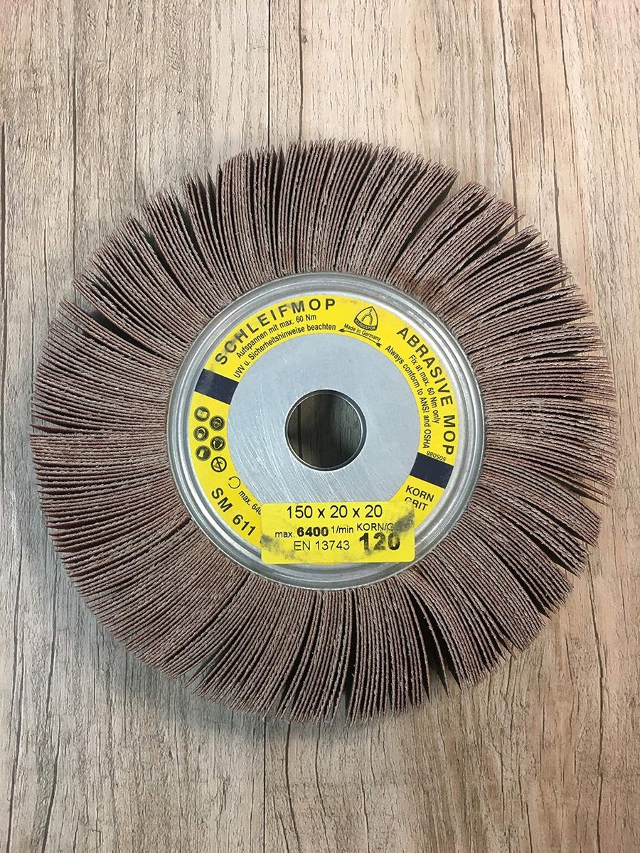 Schuurschijf Lamellenschijf 150 mm Korrel 120 voor Slijpmachine