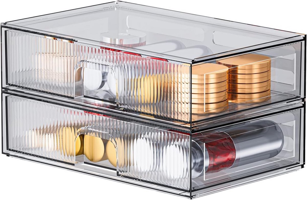 Stapelbare Acryl Opbergdozen voor Cosmetica en Beautyproducten