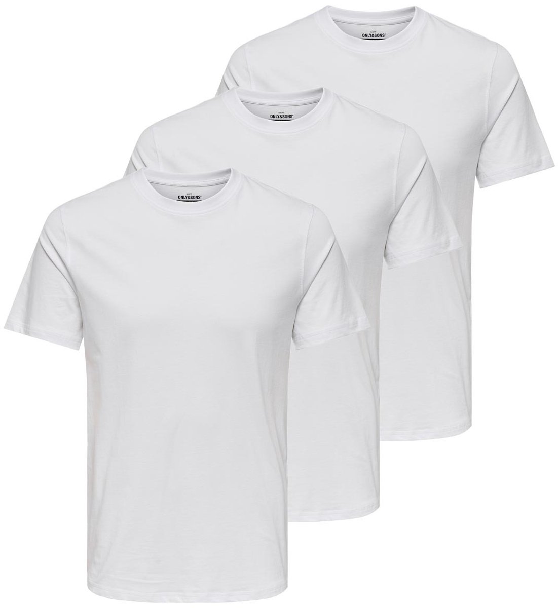 Only & Sons Heren t-shirt 3 pack MAX