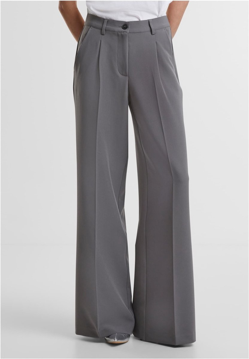 Urban Classics Wide Leg Wijde broek Taille 29 inch Grijs