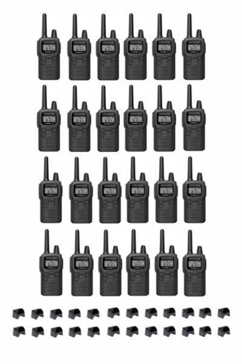 Set van 24 Kenwood PKT-300 ProTalk XLS IP52 PMR446 mini portofoons
