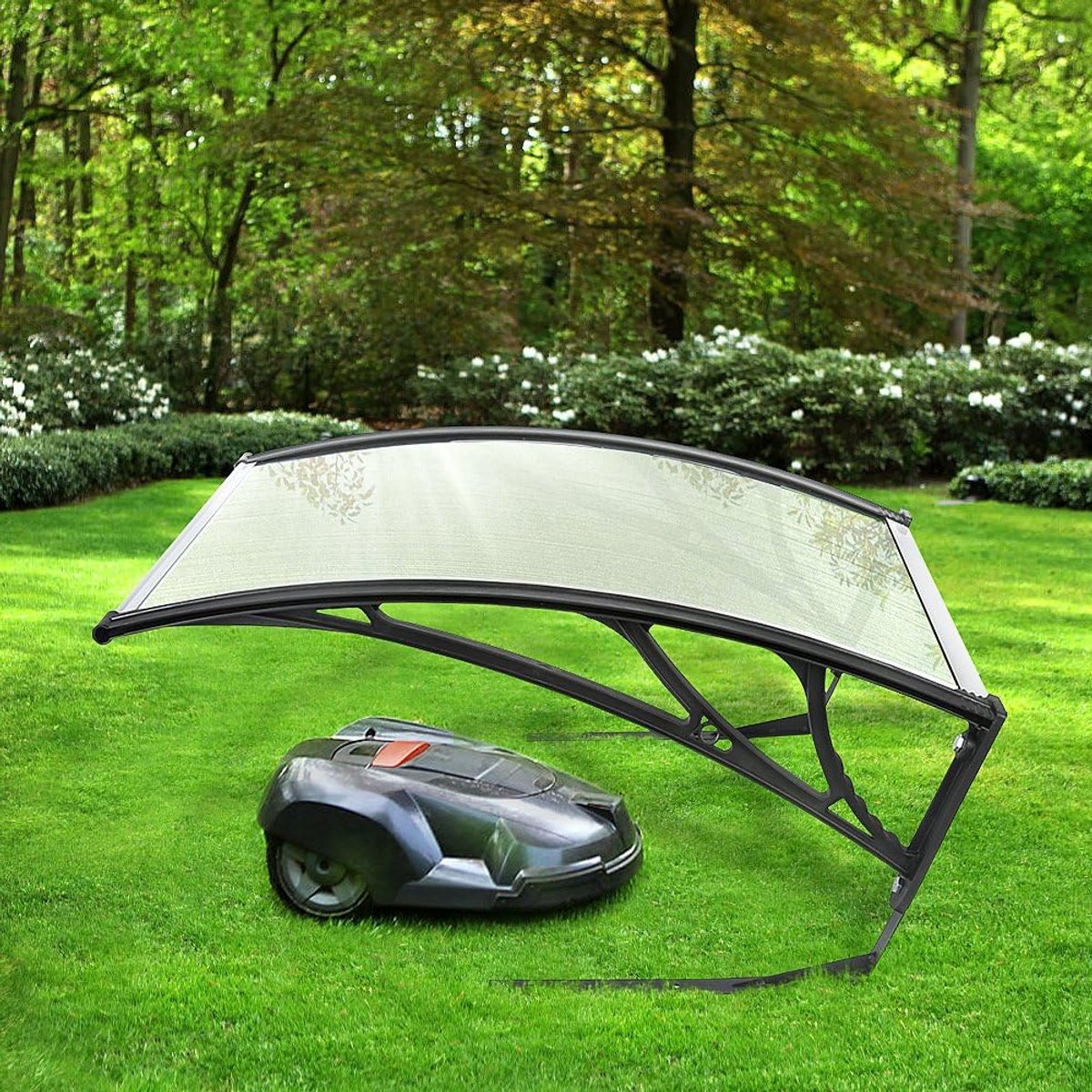 Robuuste Overkapping voor Robotmaaiers en Tuinmachines