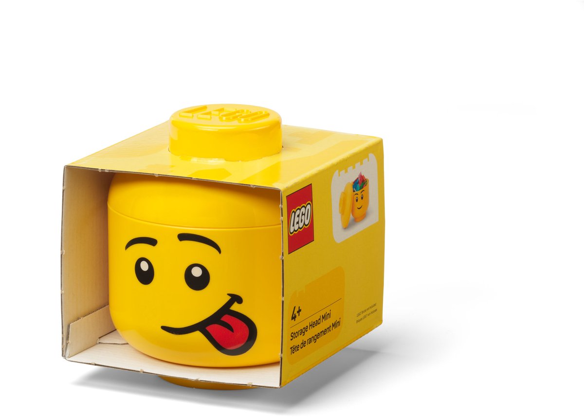 Room Copenhagen LEGO Storage Head 'Silly', mini opbergdoos thumbnail 3