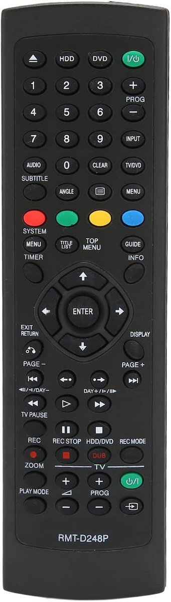 Universele Vervangende Afstandsbediening voor DVD/HDD Recorders