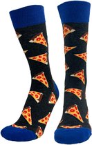 Grappige sokken Pizza - maat 41 - 46