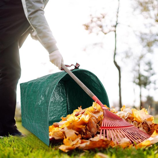 Grote Tuinafvalzak 150 Liter Opvouwbaar - Inclusief Tuinhandschoenen — afbeelding 5