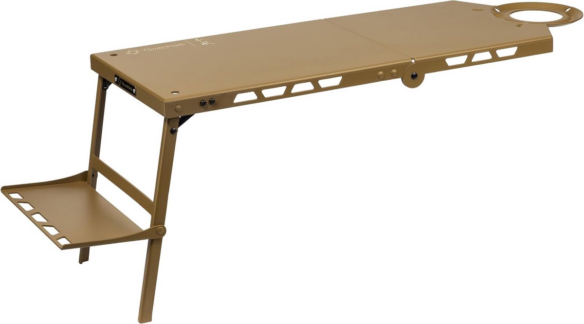 Opvouwbare Kampeertafel Zwart - Lichtgewicht Tafel voor Camping en Buitenactiviteiten