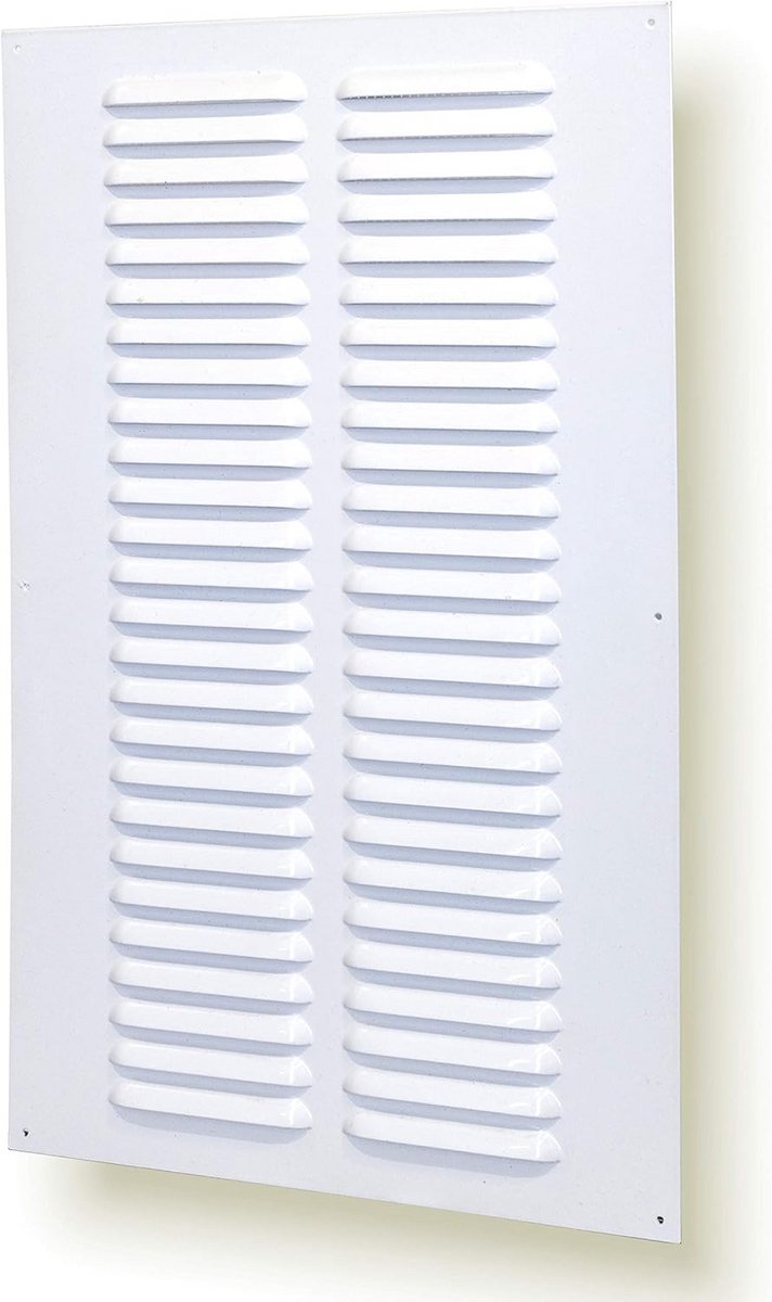 Ventilatierooster Metaal Wit 25x40 cm voor Binnen en Buiten