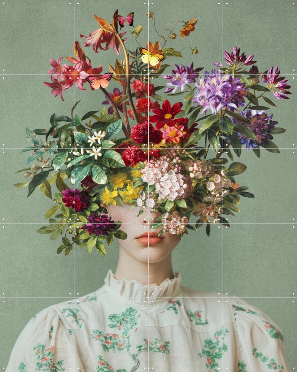 IXXI Summer in Autumn, Marja van den Hurk - 80 x 100 cm - Gratis ophangtool - Grote wanddecoratie en posters - Fotografie, Gemengde Technieken