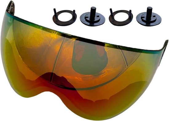Reserve Motorhelm Vizier voor Skiën en Outdoor Activiteiten met UV-bescherming