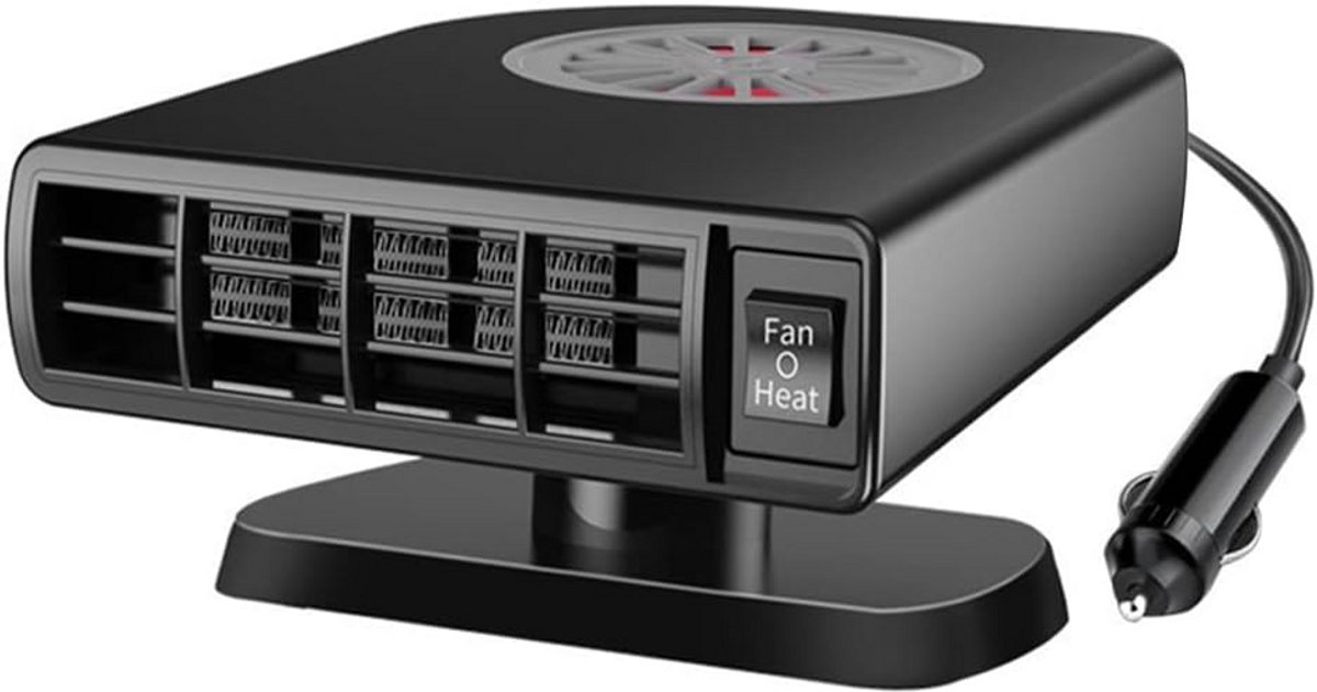 Draagbare Auto Verwarming 12V 120W - Ontdooier en Ventilator voor Voorruit