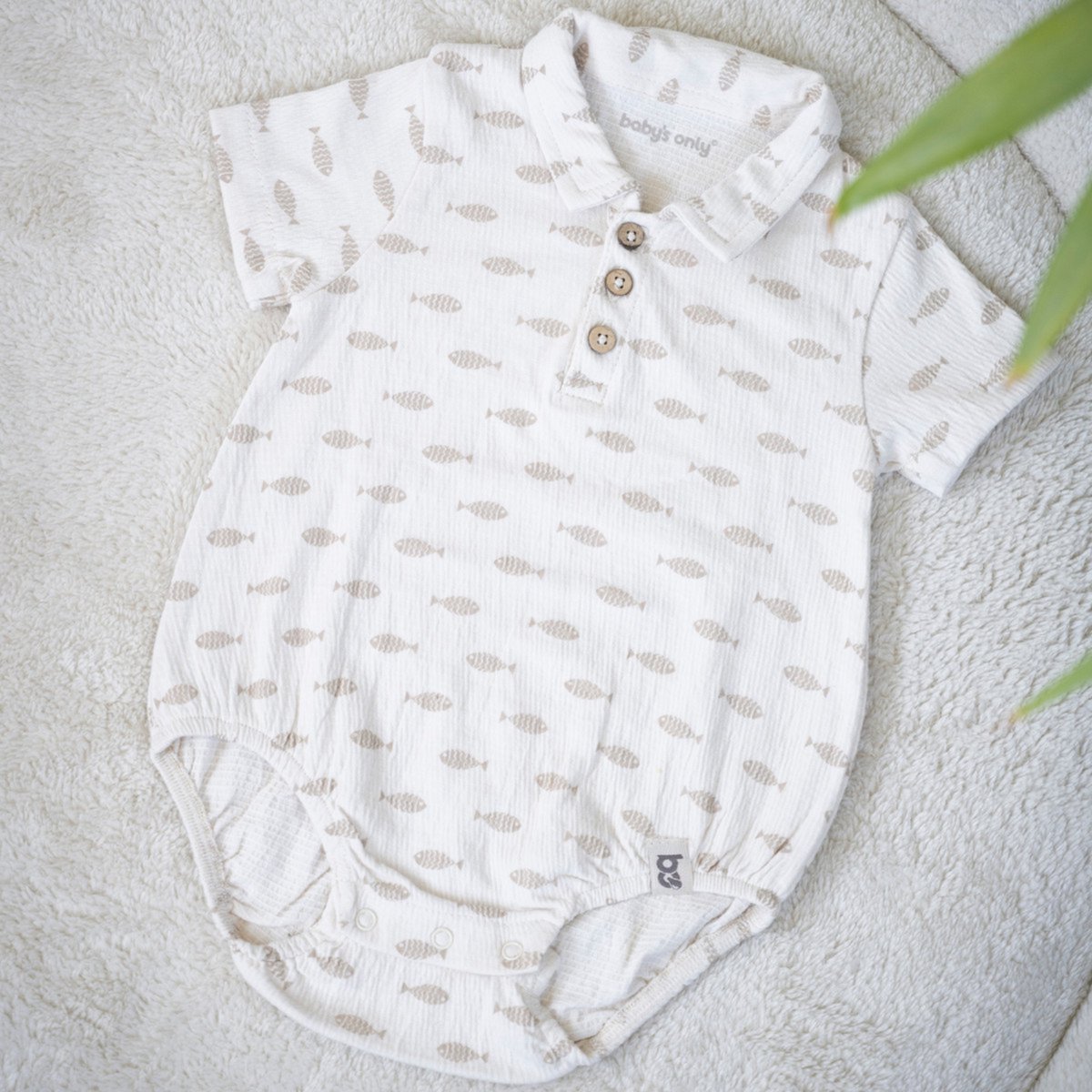 Baby's Only Rompertje - Fin - Beige - Maat 56