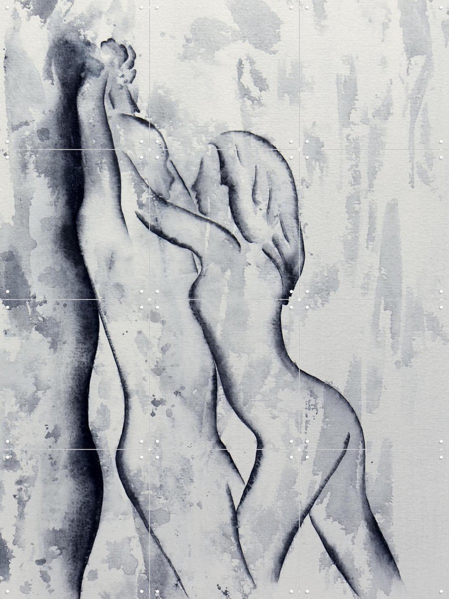 IXXI Right here Right now, Natalie Bruns - 60 x 80 cm - Gratis ophangtool - Grote wanddecoratie en posters - Minimalisme,