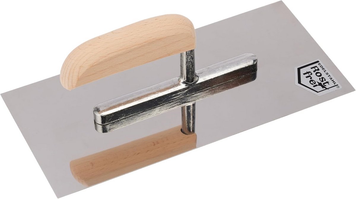 Troffel RVS Gladmakend 270x130mm voor Stucwerk en Egaliseren