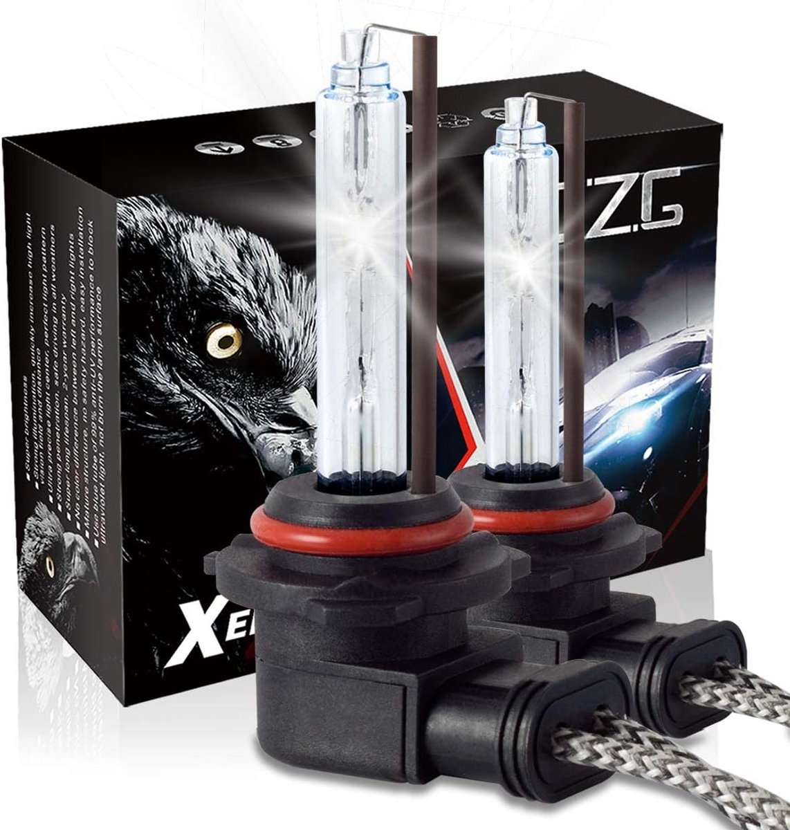 Xenon Verlichting Set Koplamp Vervanging 35W 6000K Wit Licht voor Auto 1 Paar