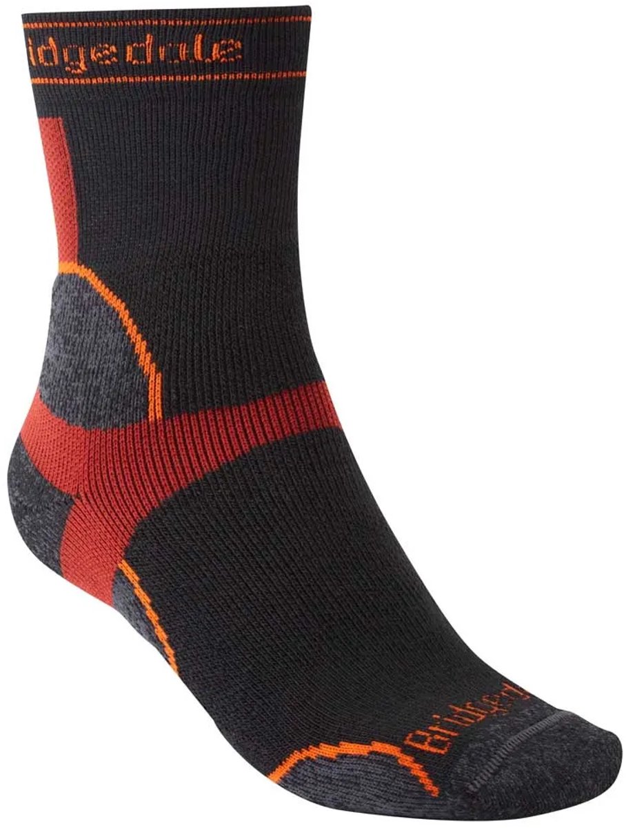 Bridgedale Midweight T2 Merino Sport Crew Sokken Zwart EU 36-39 Man