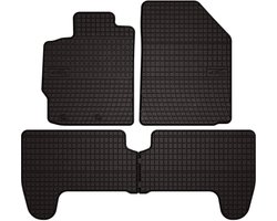 Wielganizator SolidPRO Serie - Rubber Auto Vloermatten - Zwarte Bescherming - Toyota Yaris II - 2005-2011