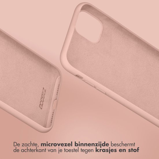 Accezz Case Convient pour Samsung Galaxy A16 (5G) Coque en Siliconen - Accezz Liquid Silicone Back Cover - Rose