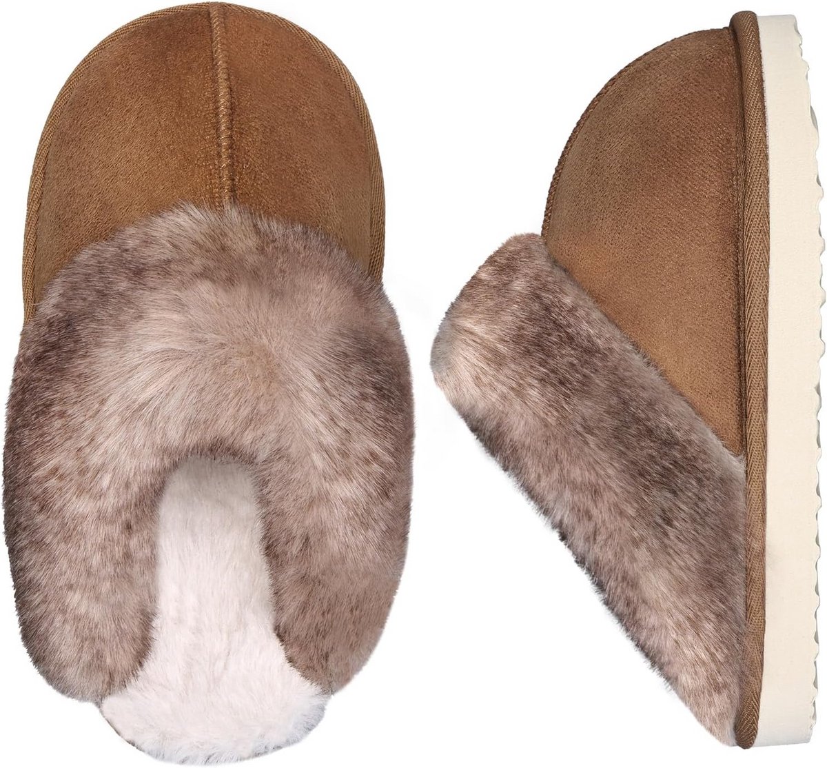 Warme Meisjes Pantoffels met Antislipzool en Memory Foam Ondersteuning