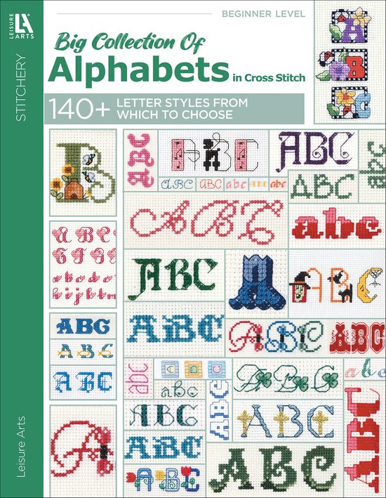A Big Collection of Alphabets in Cross Stitch - cover