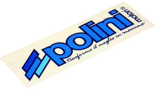 Autocollant stickers Polini 097.0034 BLUE LINE pour deux roues Neuf
