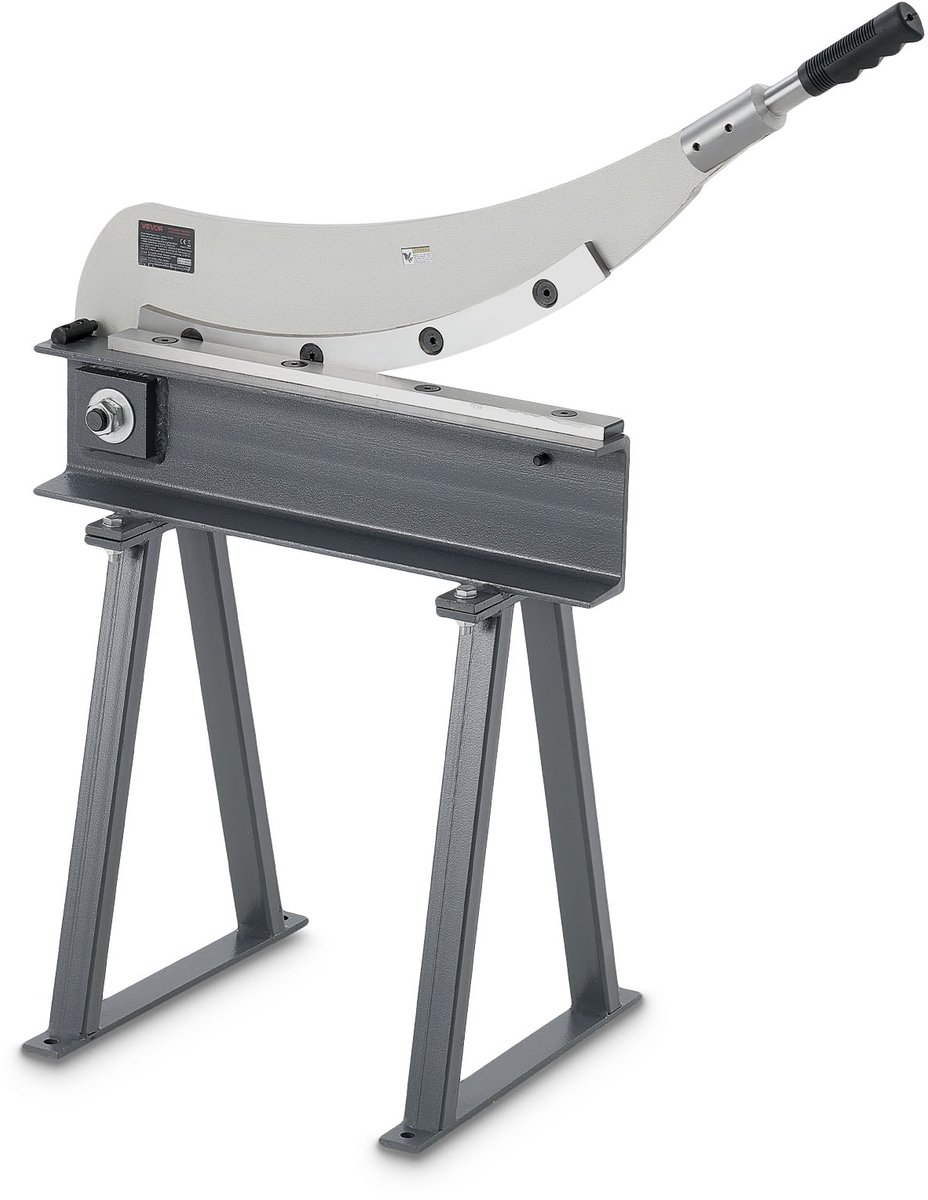 VEVOR Handhefboomschaar, 500 mm bedbreedte, hefboomschaar, guillotineplaatsnijder voor plaatbewerking, met Q235-materiaal, standaard, voor printplaten, aluminium, staal, koper, kunststof