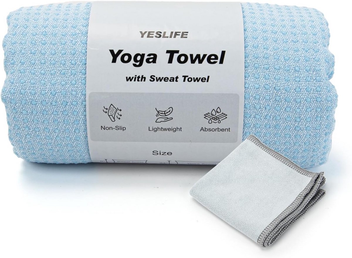 Warme en Antislip Yogahanddoek van Microvezel voor Pilates en Fitness