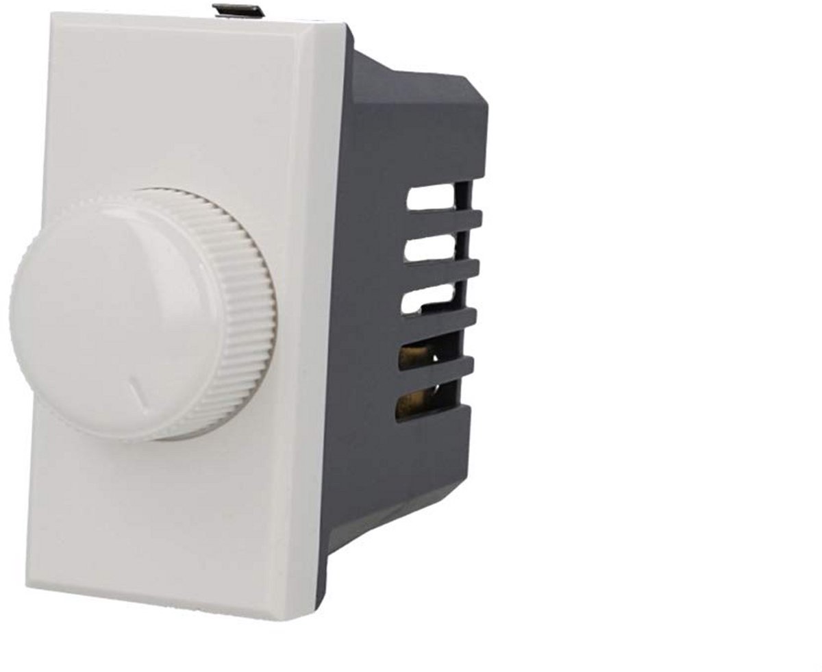 Draaibare Dimmer 220V Wit voor Bticino Axolute Systeem