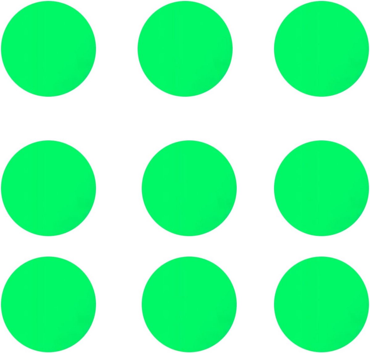 Lichtgevende Antislip Badstickers - Badkuip Cirkels - Veilig Douchen - Zwak Nachtlampje - 20 stuks 10x10cm - Wit