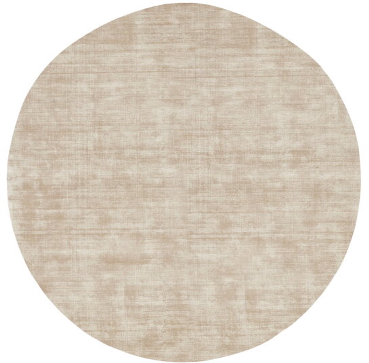 Must living vloerkleed La Belle rond viscose Ø150 cm - Beige