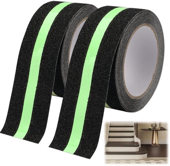 Antislip plakband voor trappen en gladde vloeren 5 cm x 10 m | bol