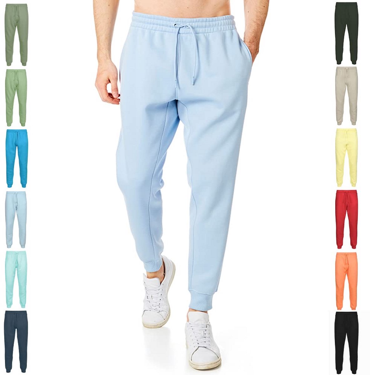 Zachte Joggingbroek voor Heren met Katoen - Comfortabele Loungewear en Sportbroek