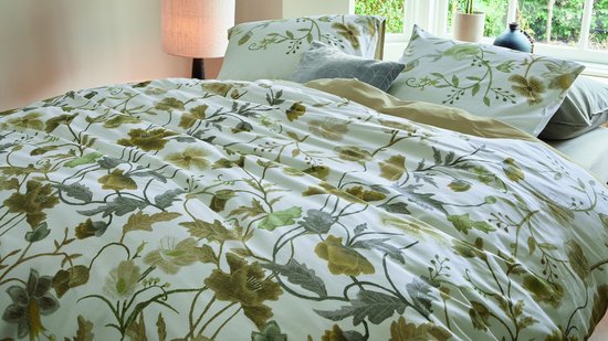 Beddinghouse Elizabeth dekbedovertrek - Lits-Jumeaux XL - 260 x 200/220 cm - Naturel van Beddinghouse — afbeelding 5
