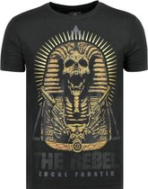 Rebel Pharaoh - T-shirt Exclusif Homme - 6322Z - Black Rebel Pharaoh - T-shirt Exclusif Homme - 6322Z - T-shirt Homme Noir Taille XL