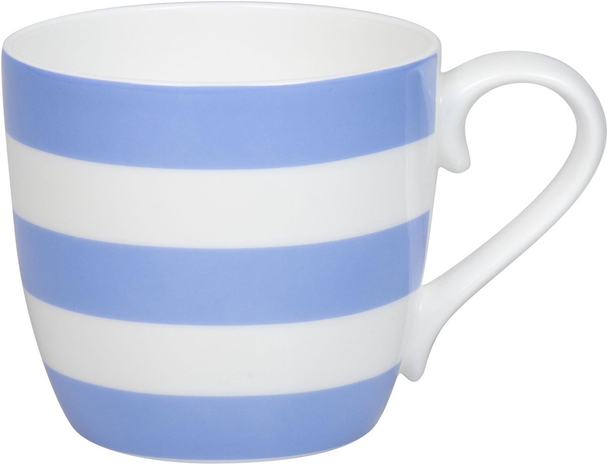 Könitz mok Stripes - Creamblue, beker, bone china, blauw, 425 ml, 11 2 057 2827