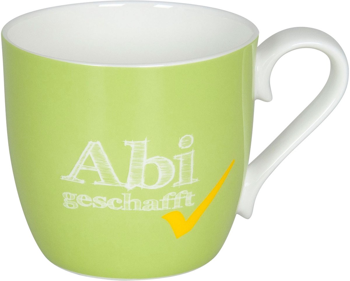 Könitz Abi 2019 mok, Lime, Abitur, beker, koffiemok, bone china, groen, 400 ml, 11 2 057 2346