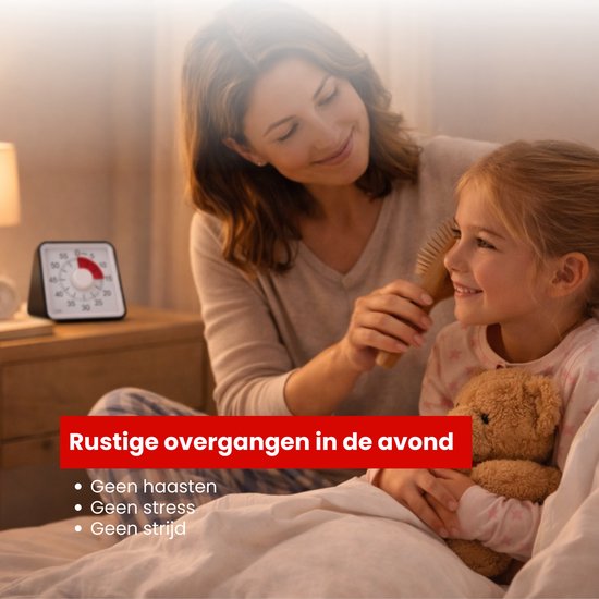 FLOKOO Hoogwaardige Leerklok voor Kinderen - Timer Kind Zwart - Vergaderklok - Aftelklok -  Leerklokken - Kookwekker Analoog - Leer Klok kijken - Time - Educatieve Klok - Huiswerk Hulp - Educatief Speelgoed - Thuisonderwijs
