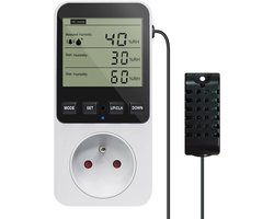 Digitale Thermostaat en Vochtigheidsregelaar met Sonde | Incubator & Terrarium Controller
