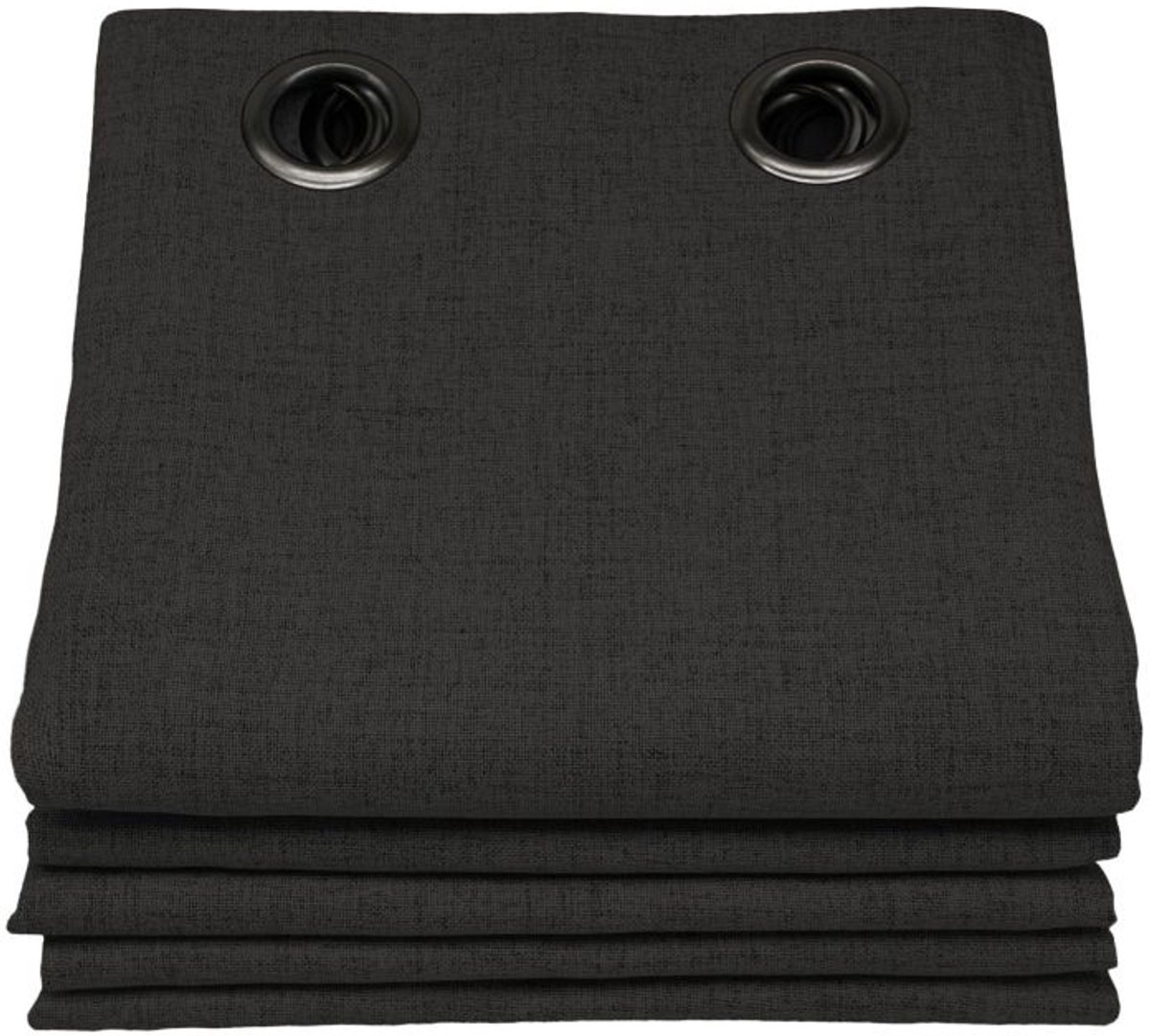 Moondream Gordijn 100% Blackout Moondream Grey Mars MC713 Zwart