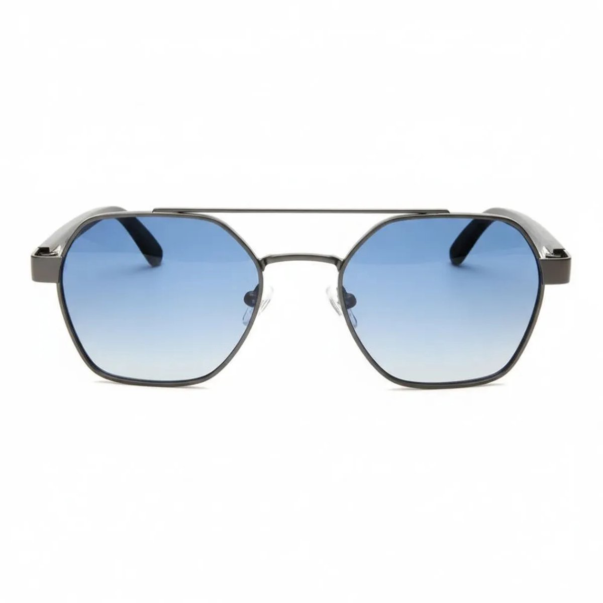 Wooda® Zonnebril Aviator – Grijs – Gepolariseerd – Wooda Cala Carbó Grey Azul Dégradé