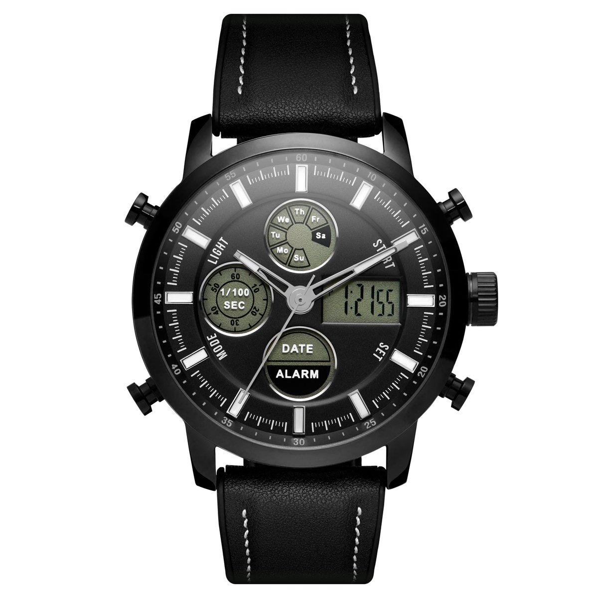 Salem Militum Militair Chronograafhorloge