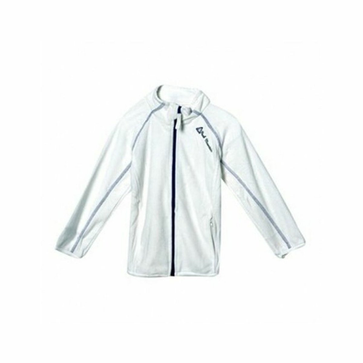 Microfleece sweatshirt met volledige rits voor meisjes Peak Mountain Fafone Wit