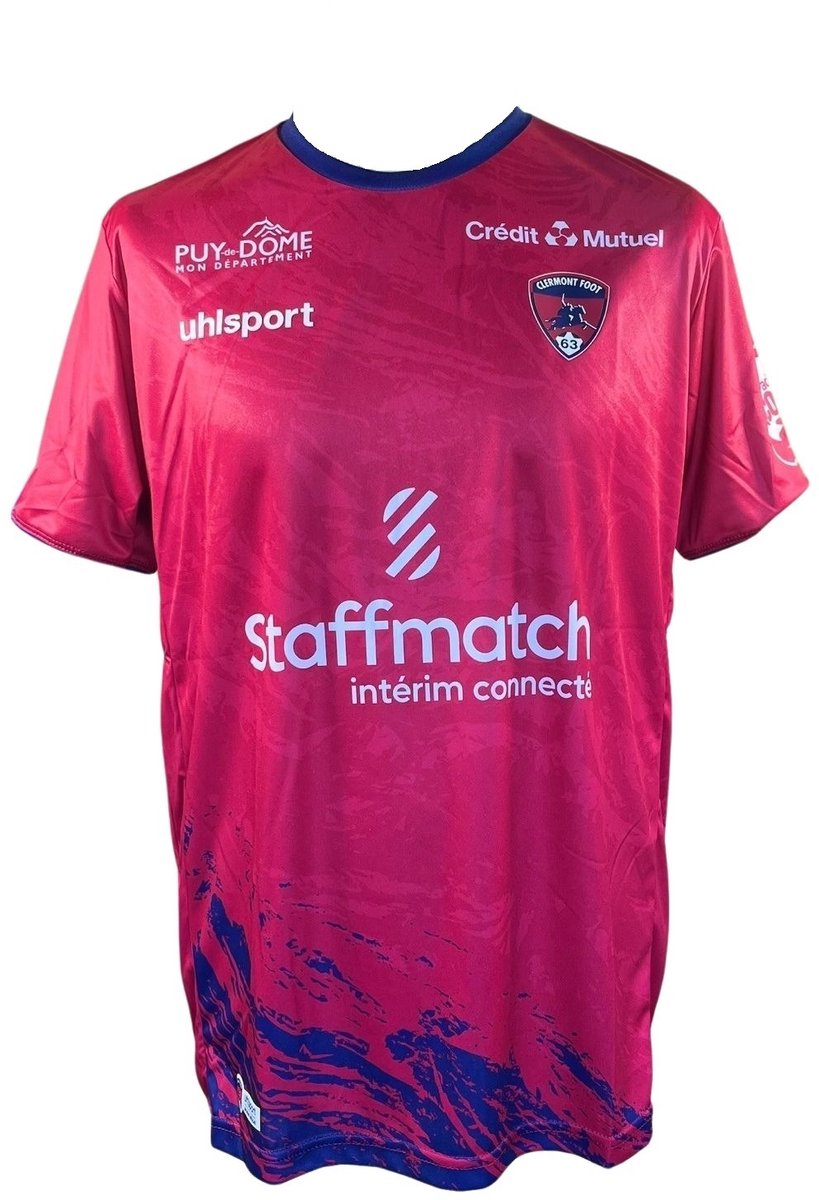 Thuisshirt Clermont Foot 63 2023/24