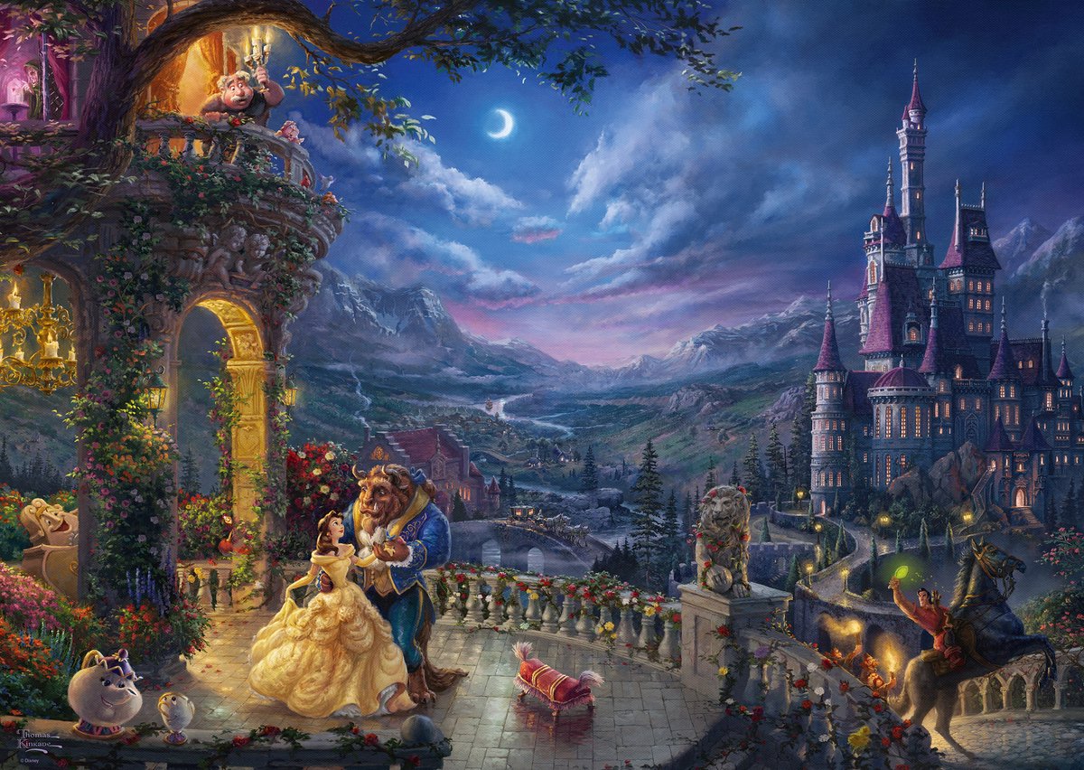 Bol.com Disney Beauty and the Beast Puzzel - 1000 stukjes aanbieding
