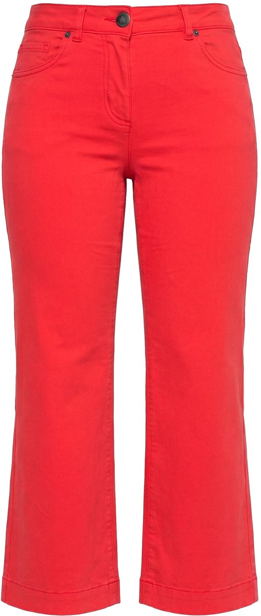 Angel of Style - Dames - Jeans Nora wijd en recht stretchcomfort 4-pocket - Neonrood - Maat 44
