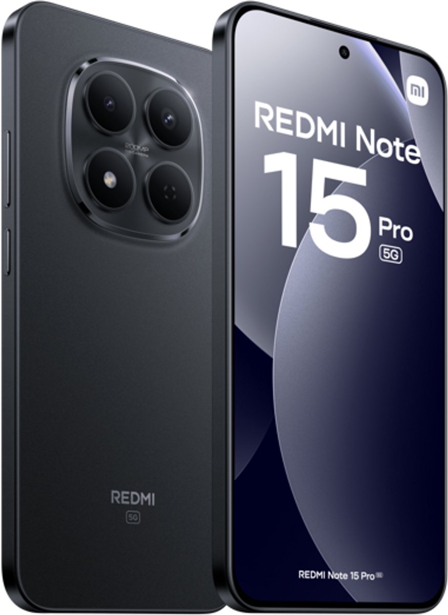 Xiaomi Redmi Note 15 Pro - 5G - 8GB/256GB - Zwart